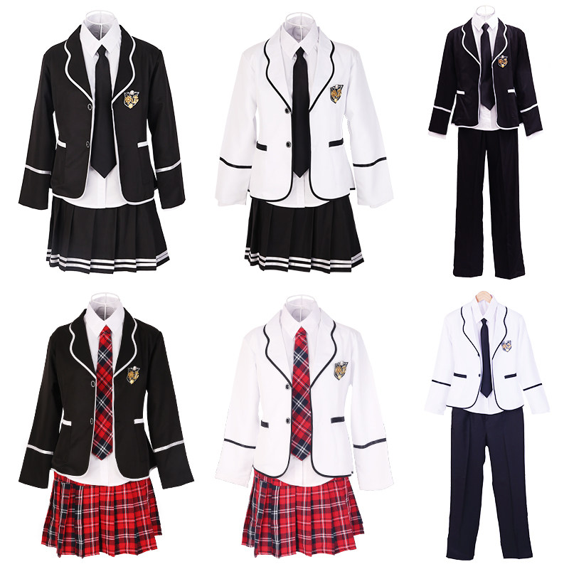 新款英伦学院风韩版长袖校服JK制服初高中学生男女款春秋班服套装