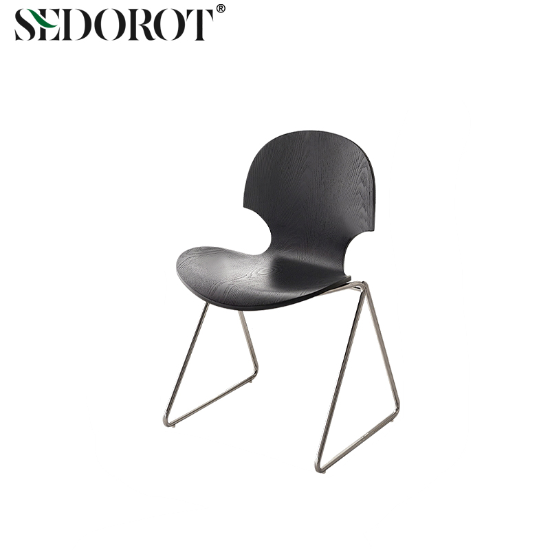 北欧ins风极简靠背椅子