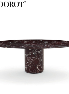 SEDOROT/意式轻奢艺术设计大平层客厅餐厅大理石AURO/奥罗餐桌