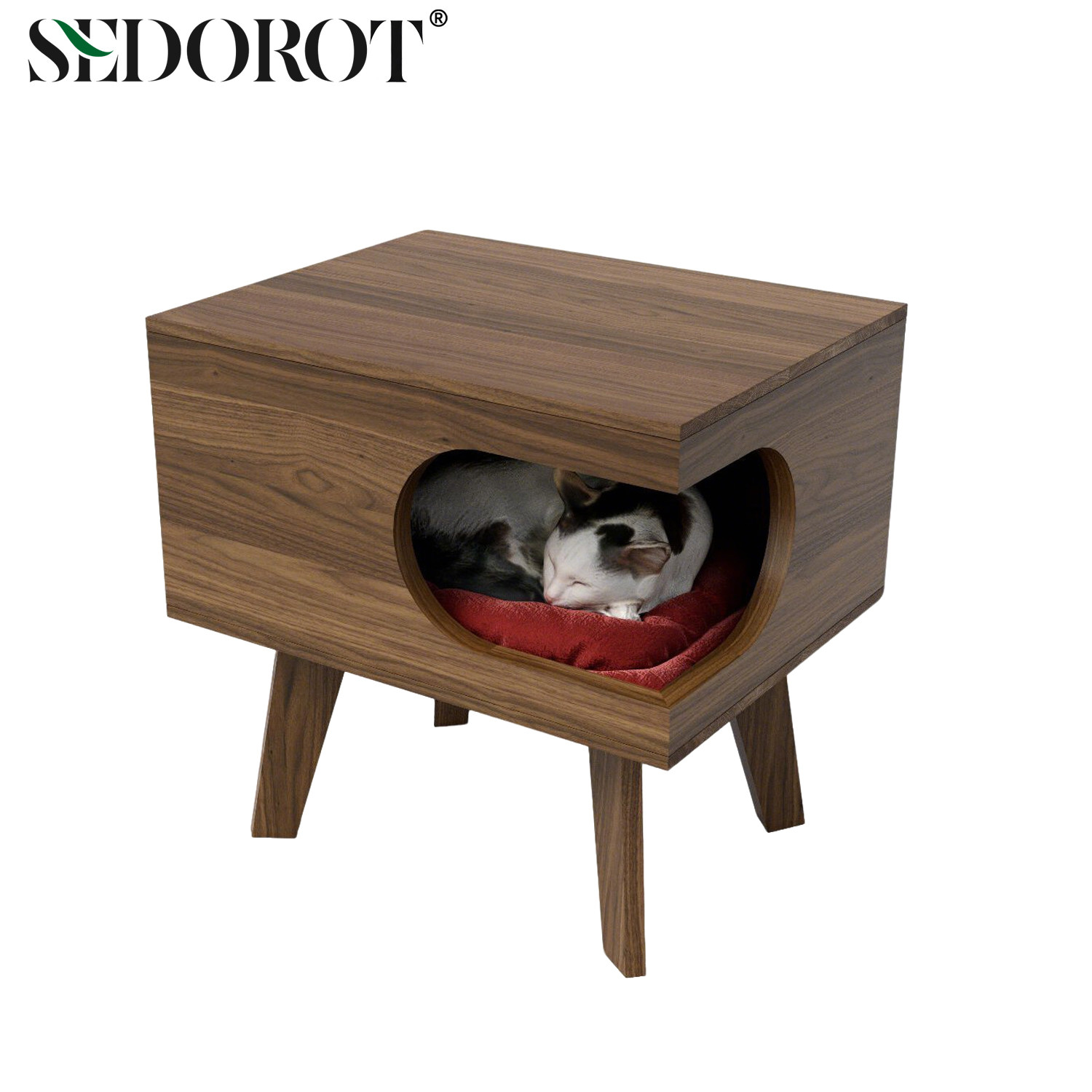 SEDOROT/北欧创意设计样板间客厅实木FINN CATCUBE/FINN猫立方体