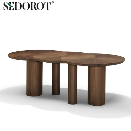 SEDOROT意式极简实木异形餐桌