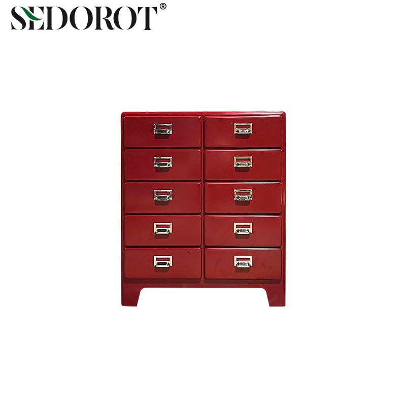 环保玻璃日式铁皮餐边柜