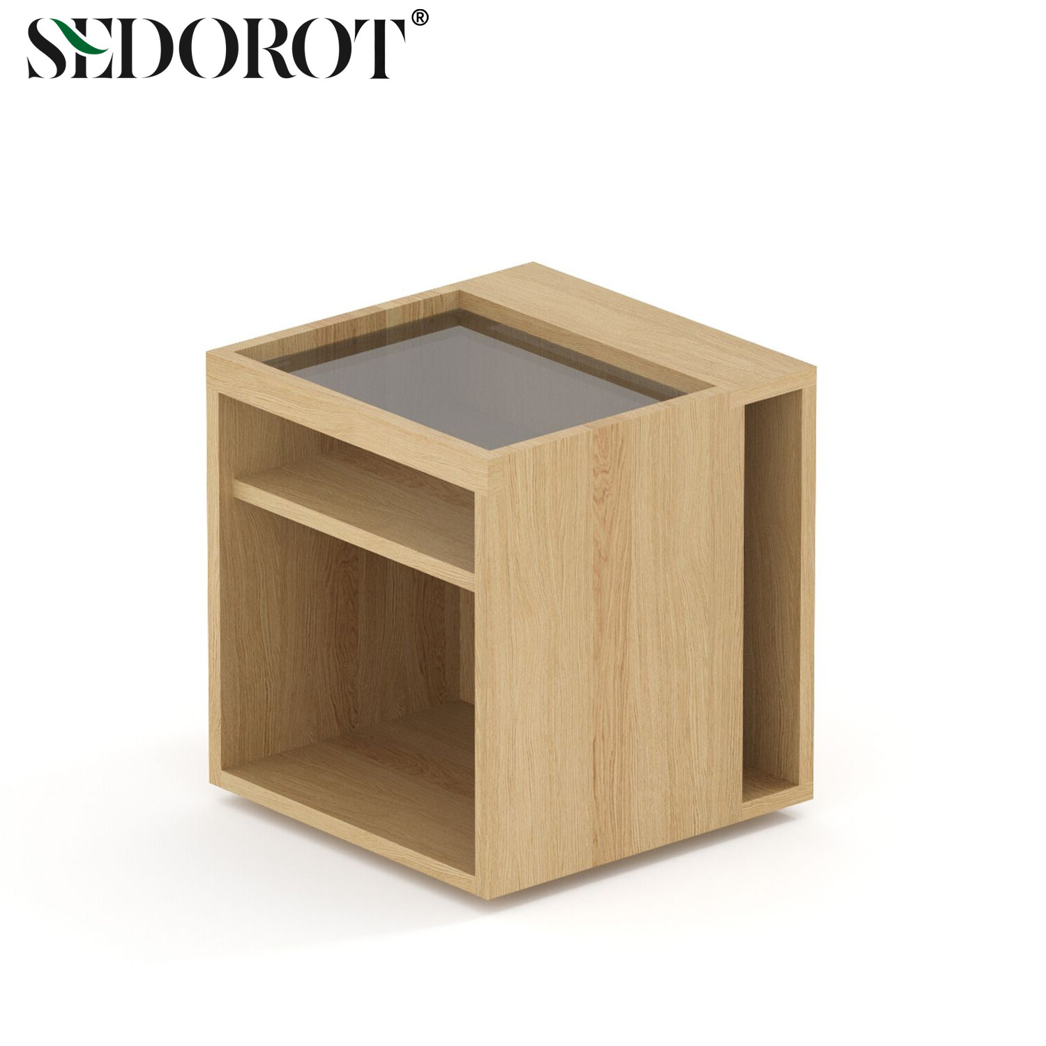 SEDOROT北欧极简实木床头柜地图