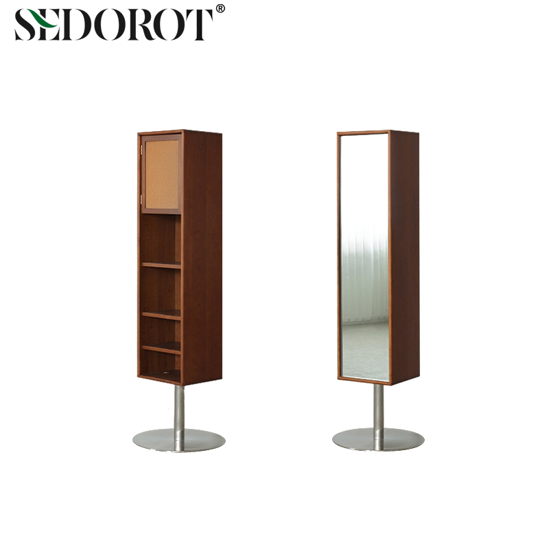 北欧实木多功能斗柜带全身镜