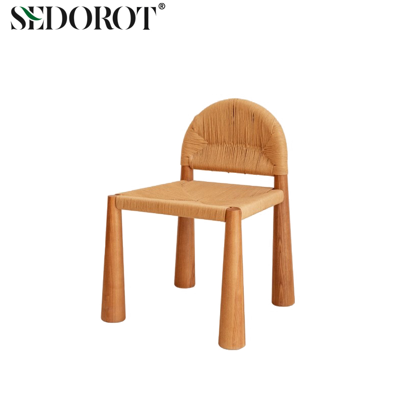 侘寂风凳子靠背设计师创意餐椅