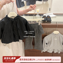 【咸柠七】女童皮衣外套秋冬新款韩版加绒加厚宝宝洋气机车服上衣