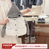 女童马甲外穿冬季 咸柠七 加厚夹棉儿童洋气好看背心保暖马夹