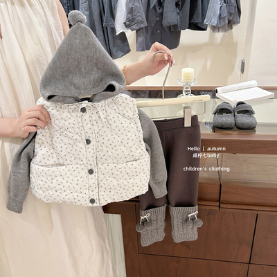 女童马甲外穿冬季加厚夹棉