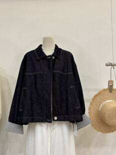 衣长57 欧货牛仔外套 胸围126左右 一件批发