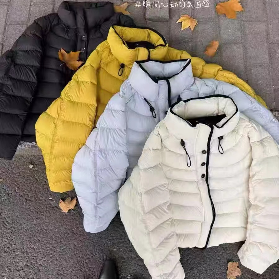 【秋冬严选】立领排骨撞色羽绒服外套（衣长58，胸围124左右）