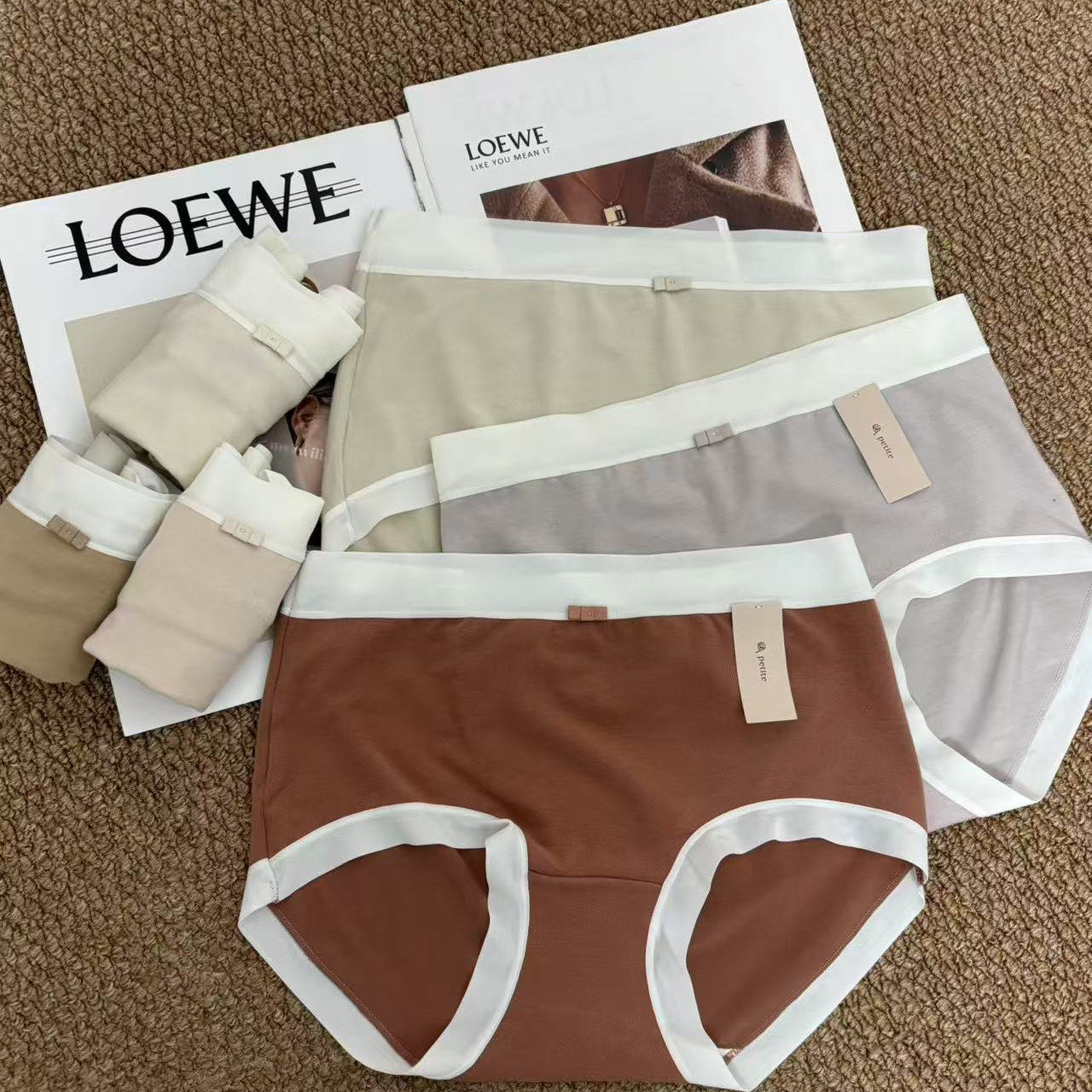 【秋冬严选】纯色加厚磨毛底档全棉内裤