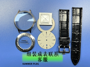 手表配件 传承表壳 适配 9015 9019 机芯表壳全套 蓝宝石镜