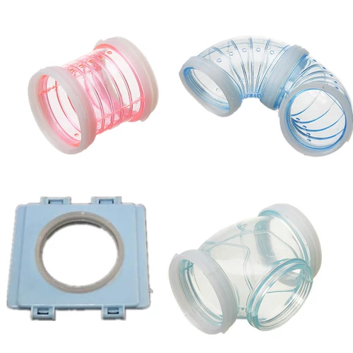 Акриловая клетчатая хомяка игрушки игрушки золотой шелковой клетки клетки внешней карты.