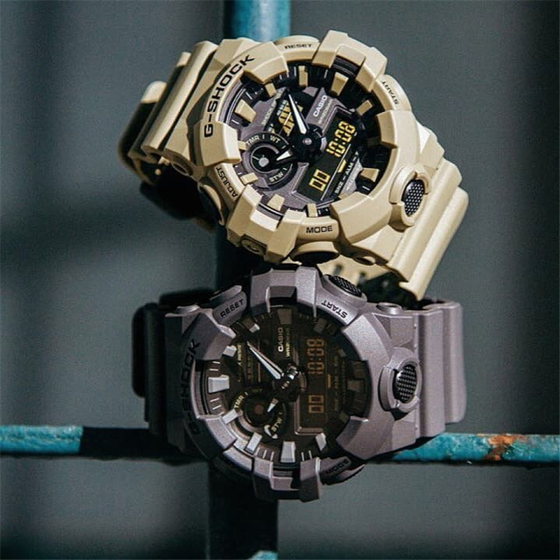 代购卡西欧 casio g-shock ga-700uc 双显运动防水多功能男女手表