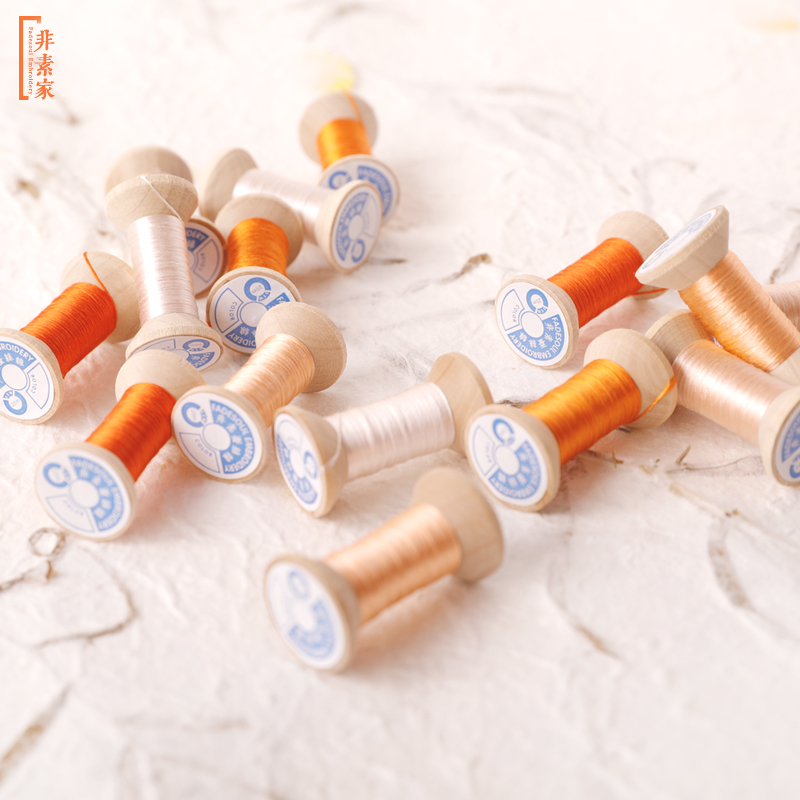 桑蚕丝小支绒花手工苏绣