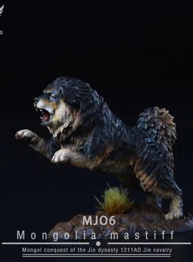 蒙古獒合金微缩模型装饰摆件