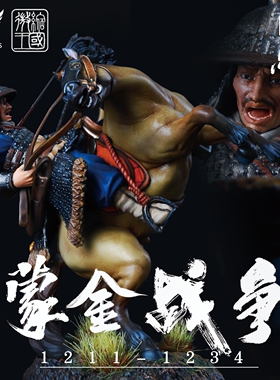 【售罄展示】M.K微缩王国《蒙金战争》MJ03 合金微缩比例模型