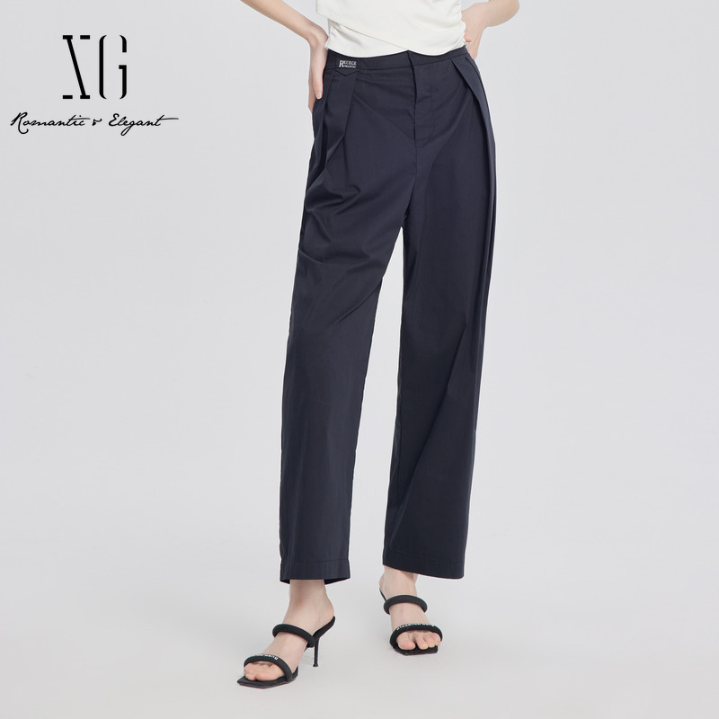 通勤简约xg雪歌长裤休闲裤