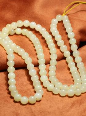 和田玉天然和田玉且末黄口手链