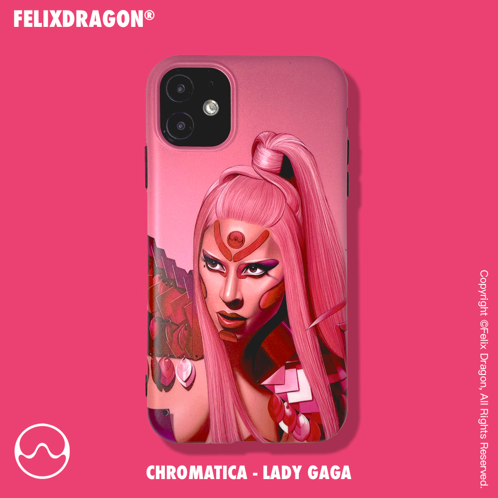 Chromatica - Lady Gaga手机壳FELIXDRAGON原创手绘插画周边磨砂