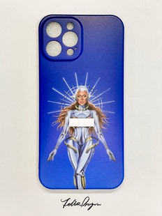 FELIXDRAGON原创插画设计Beyonce周边手机壳碧昂斯金属机械姬