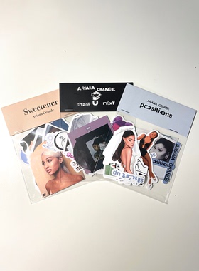 FELIXDRAGON原创ArianaGrande贴纸pvc不干胶自制周边手帐欧美A妹