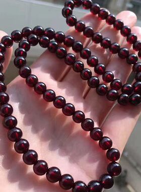 东海晶城世家天然酒红酒红石榴石