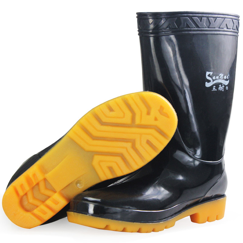 Chaussures - bottes caoutchouc homme pour printemps - semelle tendon - Ref 963637 Image 3