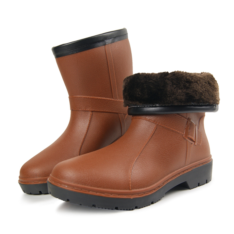 Chaussures - bottes caoutchouc homme pour hiver - semelle tendon - Ref 962570 Image 4