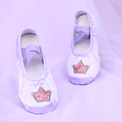 新款儿童芭蕾舞鞋女孩练功跳舞鞋