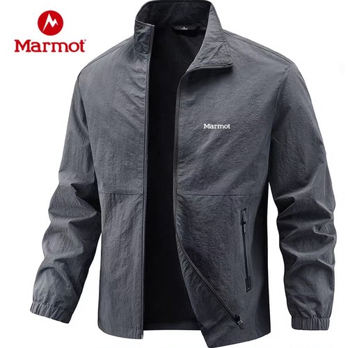 MARMOT土拨鼠加绒软壳冲锋衣男秋冬夹克抗皱防泼水风衣登山外套