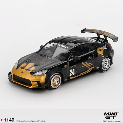 [预售]MINIGT 1149 丰田Toyota GR86 24号 1:64 合金汽车模型