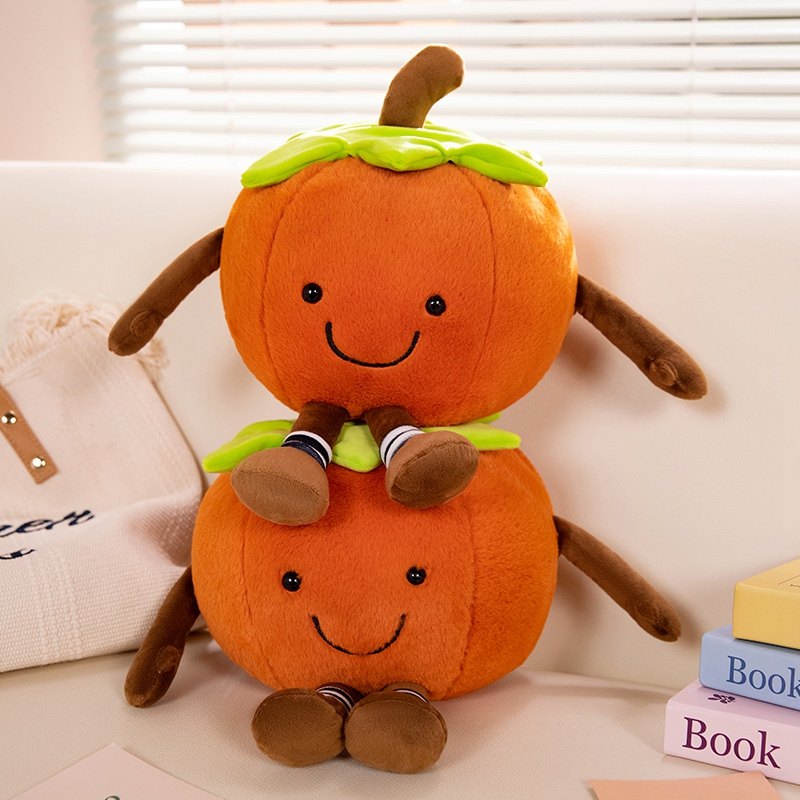 柿柿如意玩偶抱枕居家装饰沙发床上飘窗摆件仿真柿子公仔毛绒玩具,玩具/童车/益智/积木/模型,毛绒/玩偶/公仔/布艺类玩具,淘宝优惠券,粉丝福利购,淘宝优惠卷