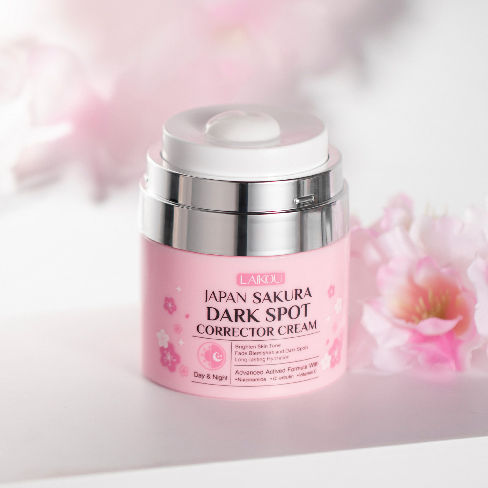 莱蔻樱花修复面霜50g补水保湿提靓保湿霜JAPAN SAKURA DARK SPOT