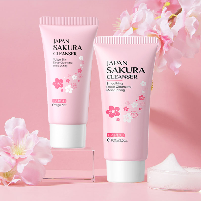 LAIKOU日本樱花洗面奶