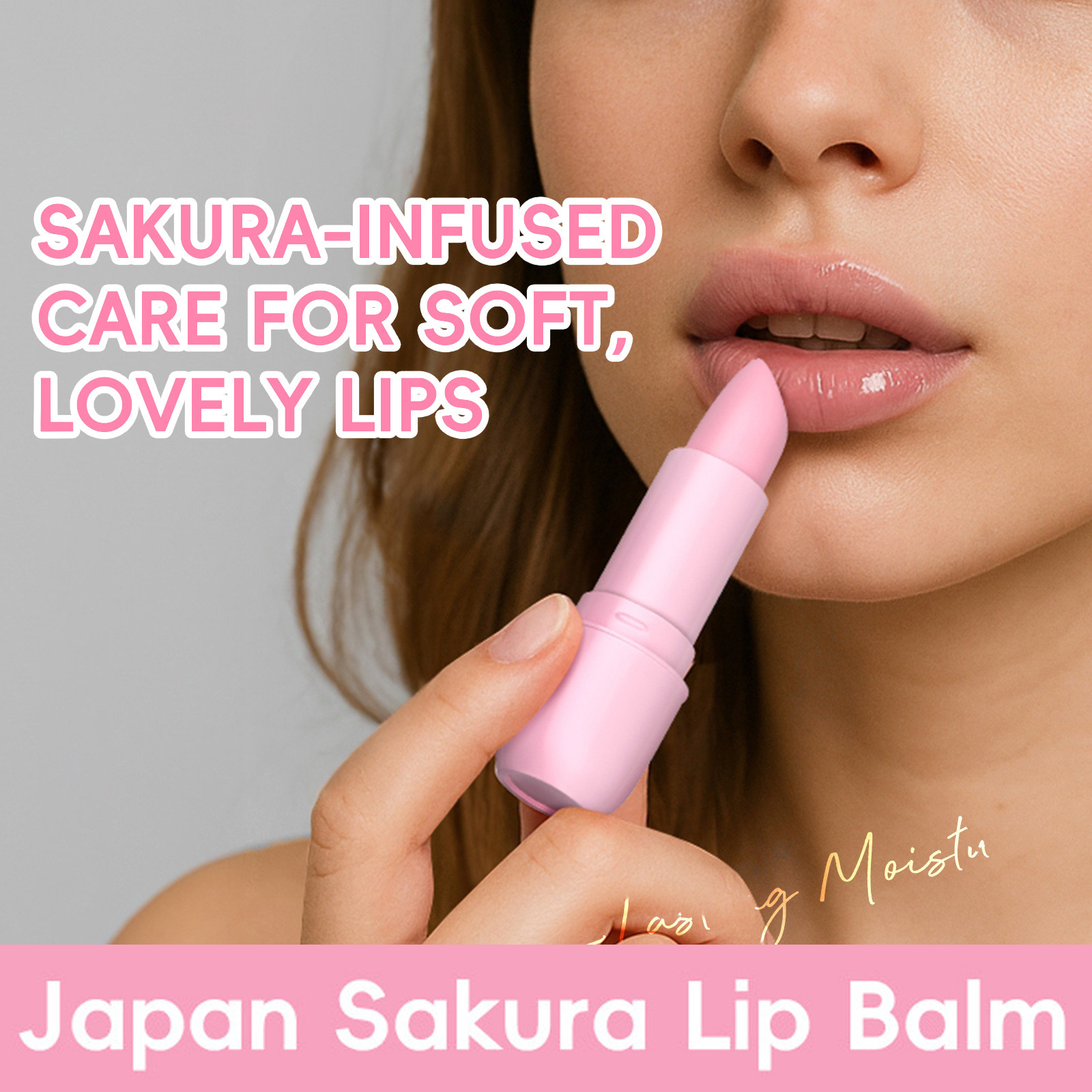 Japan Sakura Lip Balm  日本樱花润唇膏,美容护肤/美体/精油,润唇膏,淘宝优惠券,粉丝福利购,淘宝优惠卷