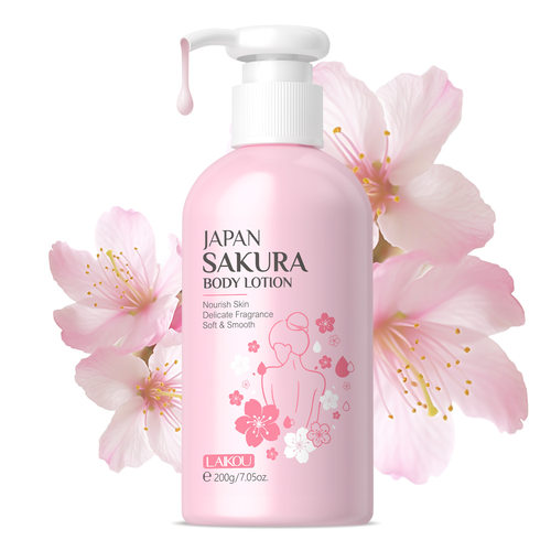 laikou莱蔻樱花身体乳滋润留香补水保湿润肤乳SAKURA BODY LOTION
