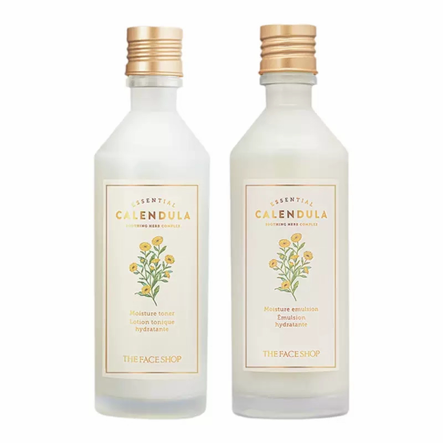 菲诗小铺金盏花清润水乳套装保湿补水护肤缓解干燥不粘腻容易吸收