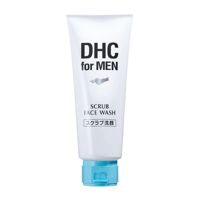 DHC男士磨砂洁面膏洗面奶140g深层清洁舒爽清凉温和改善痘痘角质