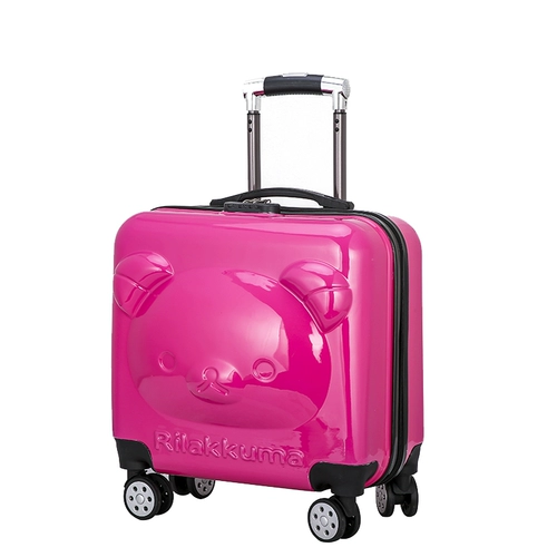 Мультяшный чемодан, универсальная высококачественная коробка подходит для мужчин и женщин, с медвежатами, 18 дюймов