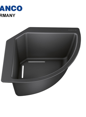 Blanco铂浪高德国原装进口黑色沥水篮厨房水槽洗菜盆水果篮加厚