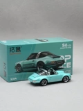 Spot New Product 1/64POPRACE ALLOY CAR MODEL ORNATION 911 Singer 964 Targa