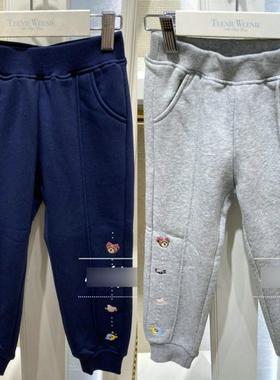 现货秋冬季女童加绒休闲裤软糯长裤TKTM214T53K TM214T53K