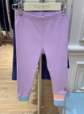 24春季新款小熊女童纯棉针织休闲百搭打底裤TKTM225252Y