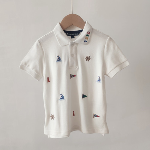 夏季男童翻领polo衫短袖T休闲