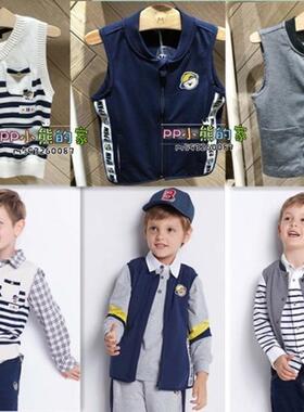 春秋款男童马甲PCVM84912M背心PCVK84911M坎肩PCVM83811M