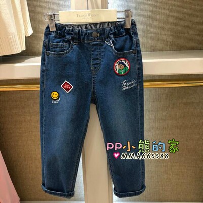 现货春秋季男童牛仔裤长裤特惠
