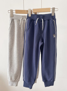 2024春秋新款男童毛圈棉休闲运动长裤TTTM241201K