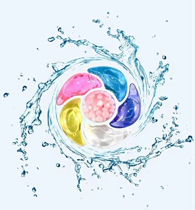 超浓缩6合一洗衣凝珠自带留香珠柔顺自然清香超实惠家庭装50颗
