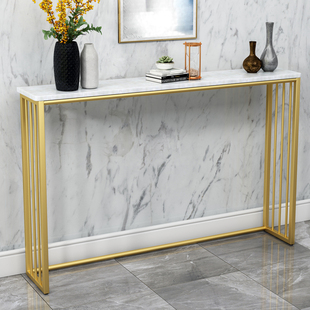 北欧客厅沙发后置物架玄关台靠墙铁艺落地收纳架暖气片长条置物架